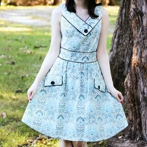 Retrolicious Vintage Style Octopus Dress